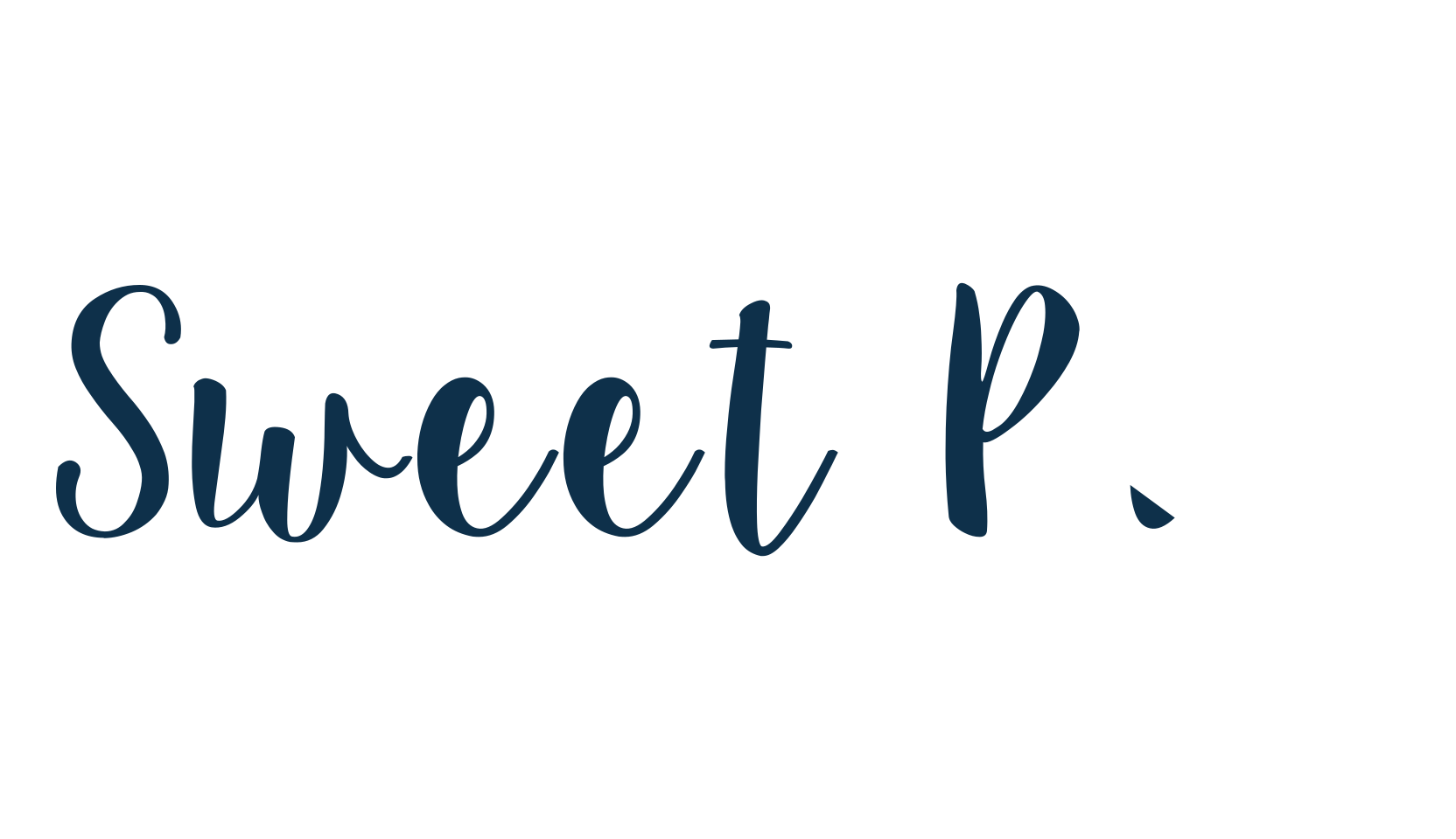 Sweet Pea, various font preview