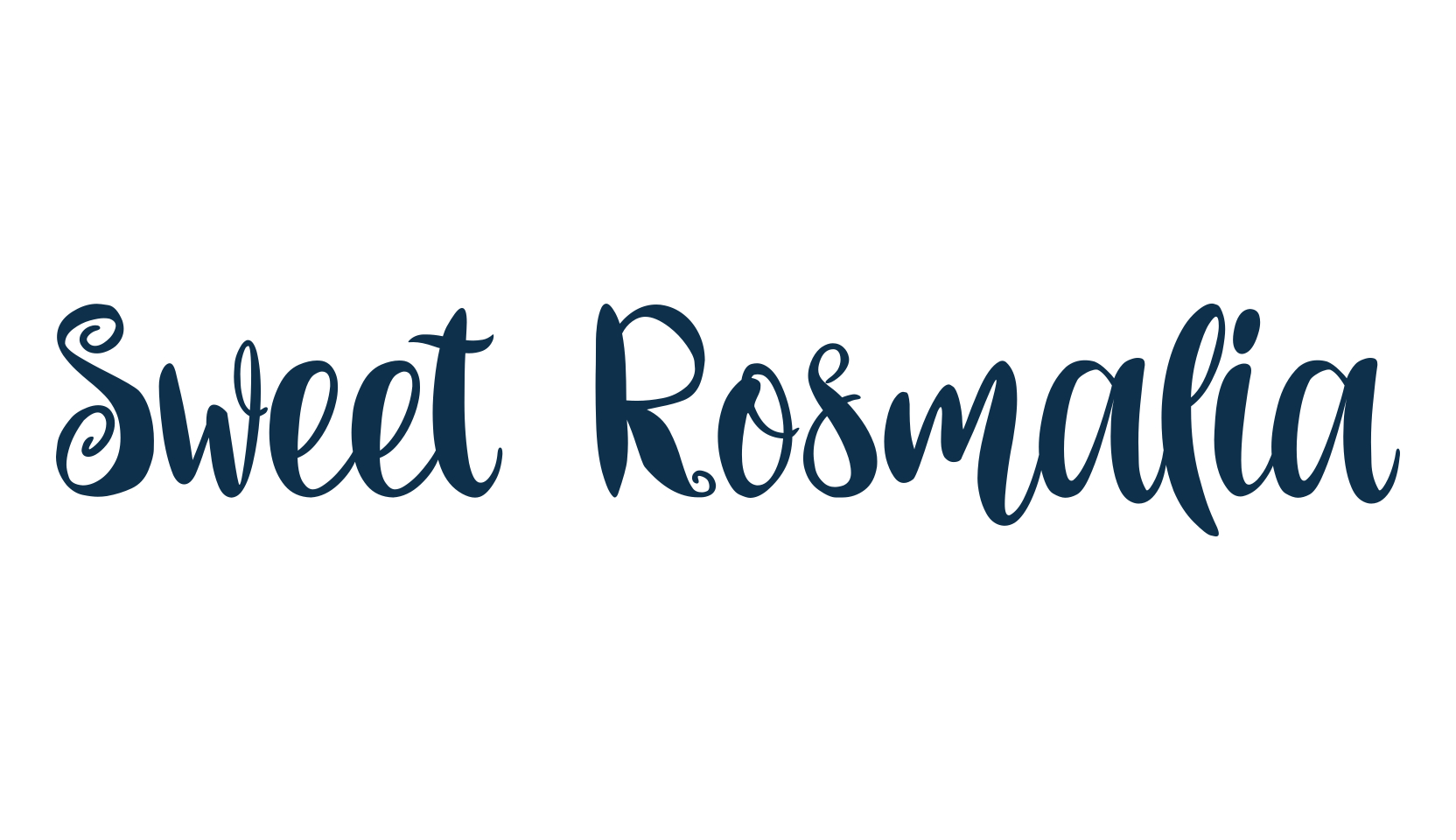 Sweet Rosmalia, fancy decorative font preview