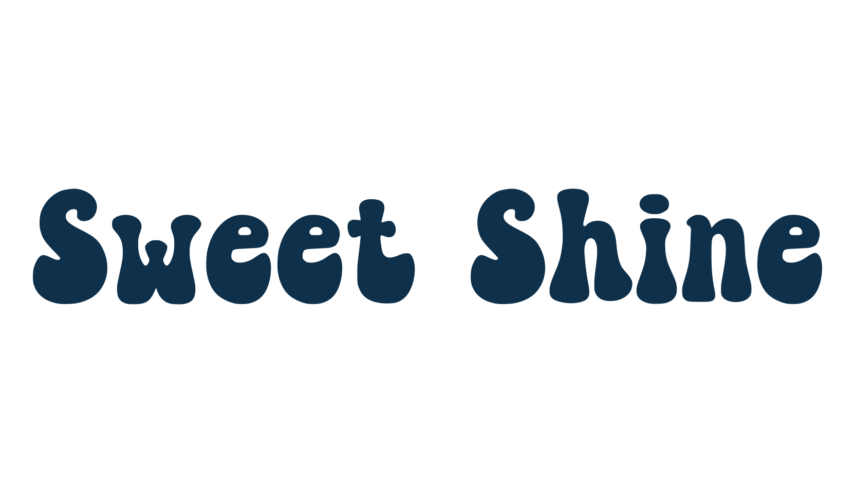 Sweet Shine (sweet-shine-2), fancy groovy decorative font preview