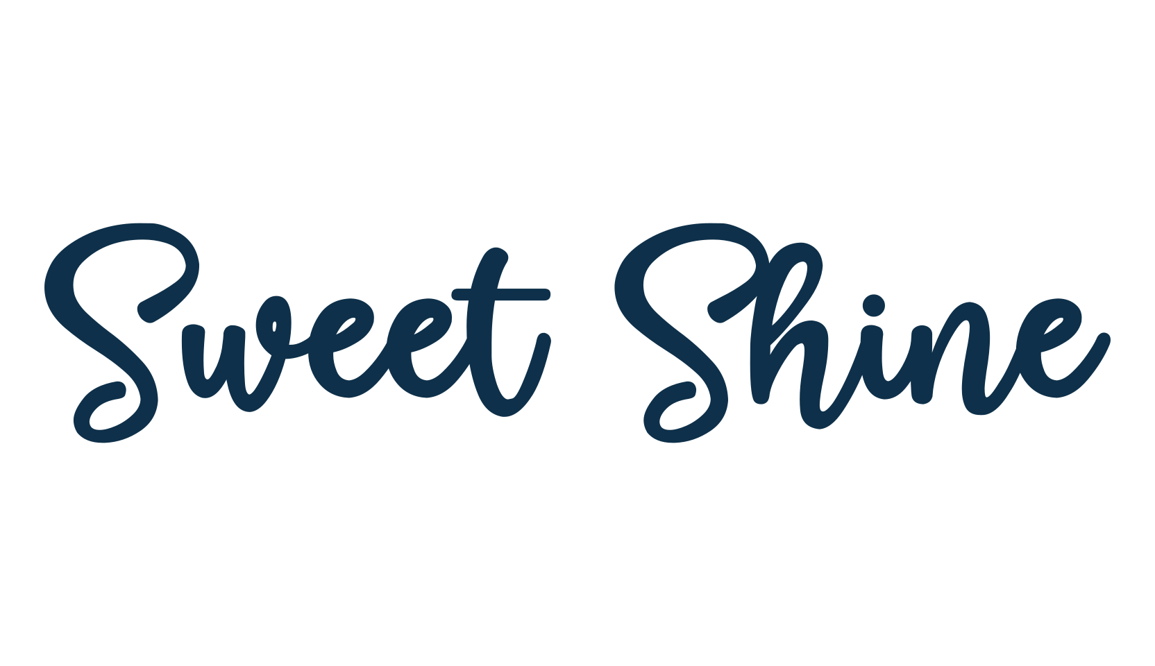 Sweet Shine, handwriting font preview