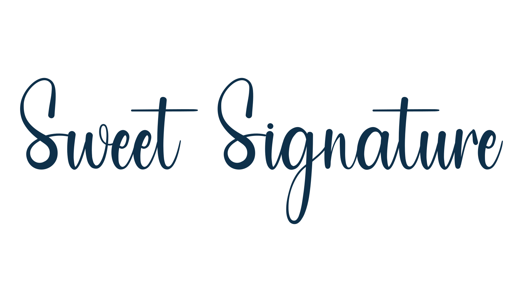 Sweet Signature (sweet-signature-3), handwriting font preview