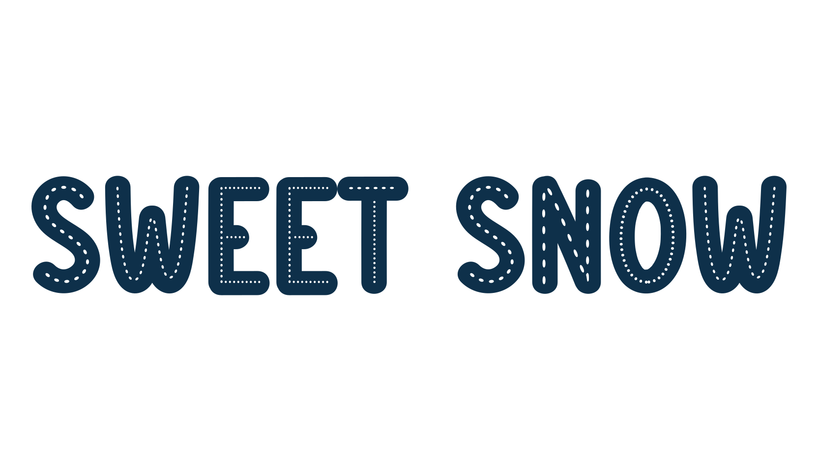 Sweet Snow, fancy decorative font preview