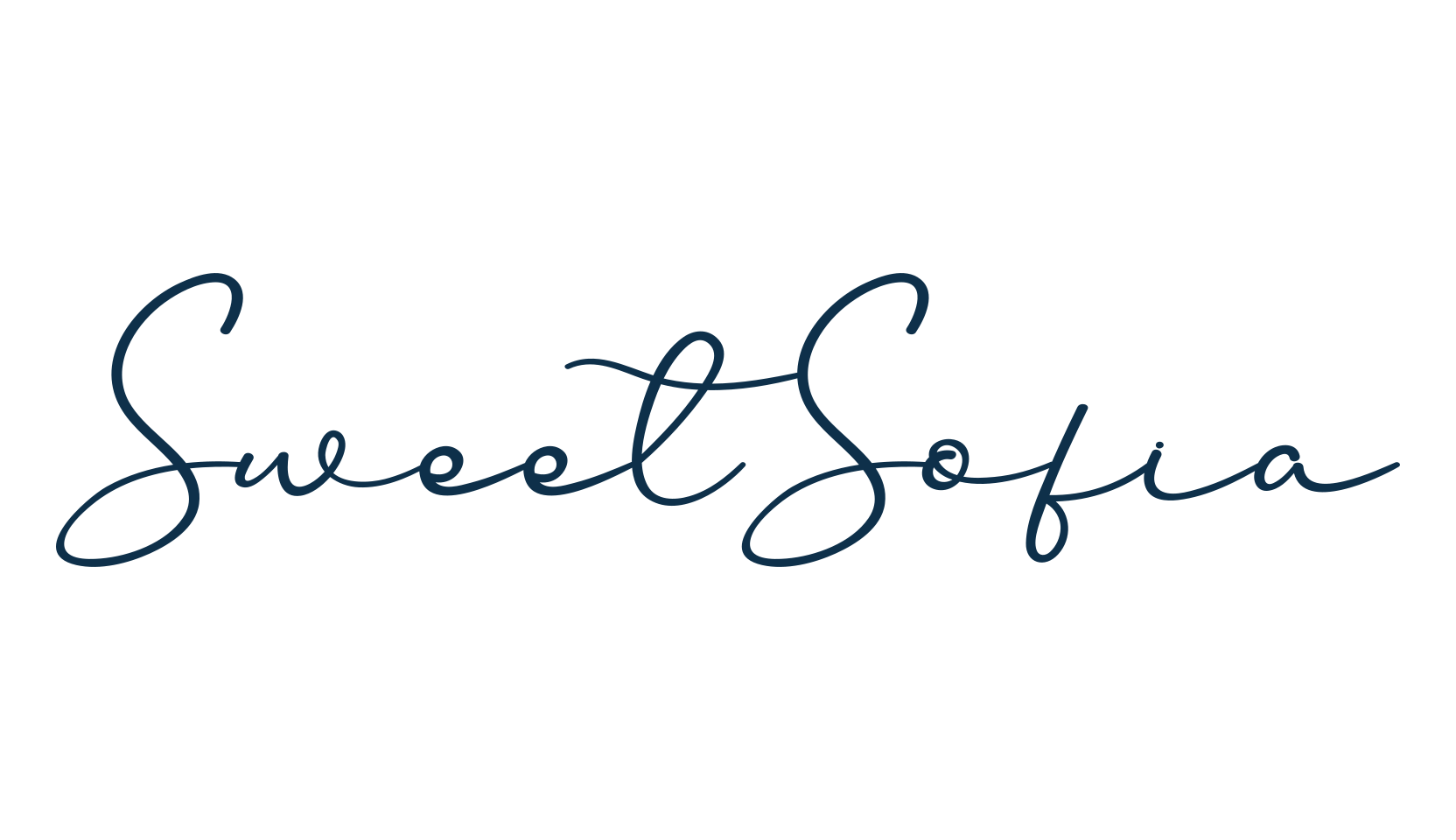 Sweet Sofia, handwriting font preview