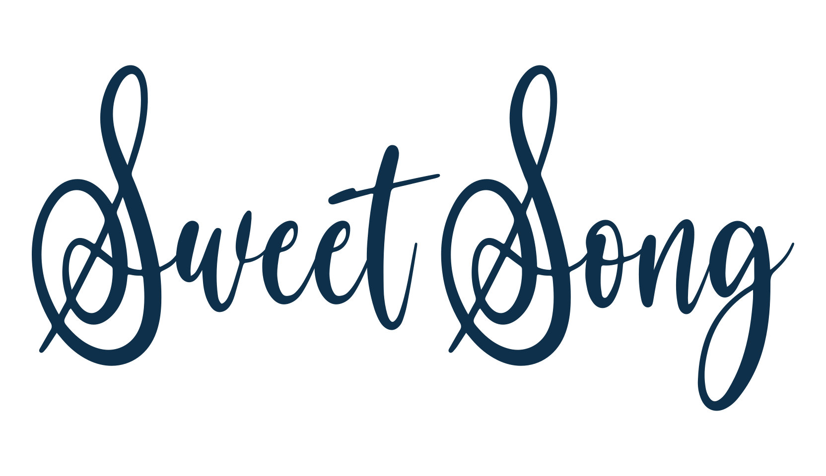 Sweet Song, fancy various decorative script calligraphy font preview