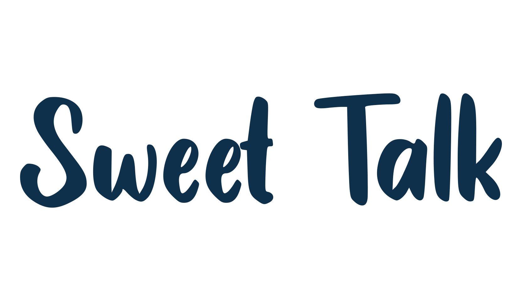 Sweet Talk, handwriting font preview