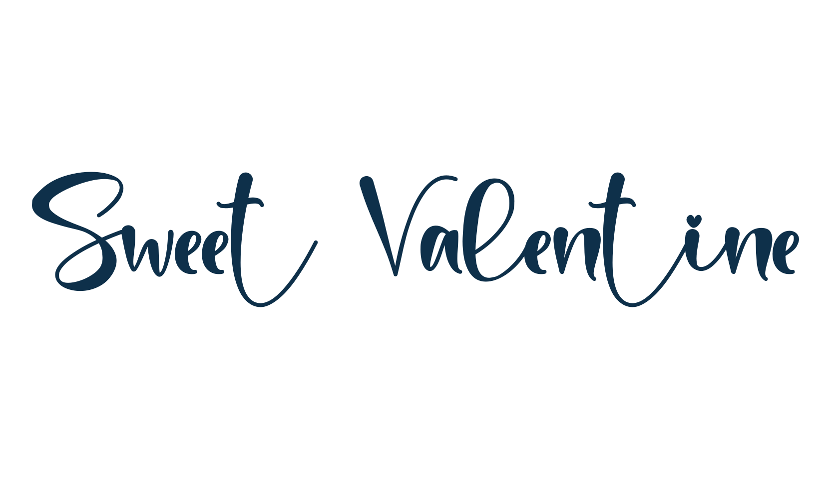 Sweet Valentine (sweet-valentine-3), fancy decorative font preview