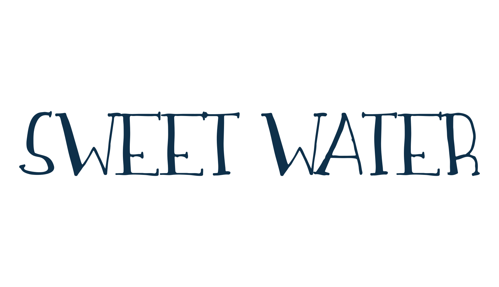 Sweet Water, various font preview