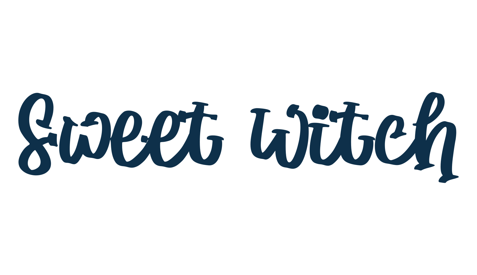 Sweet Witch, fancy various decorative script calligraphy font preview