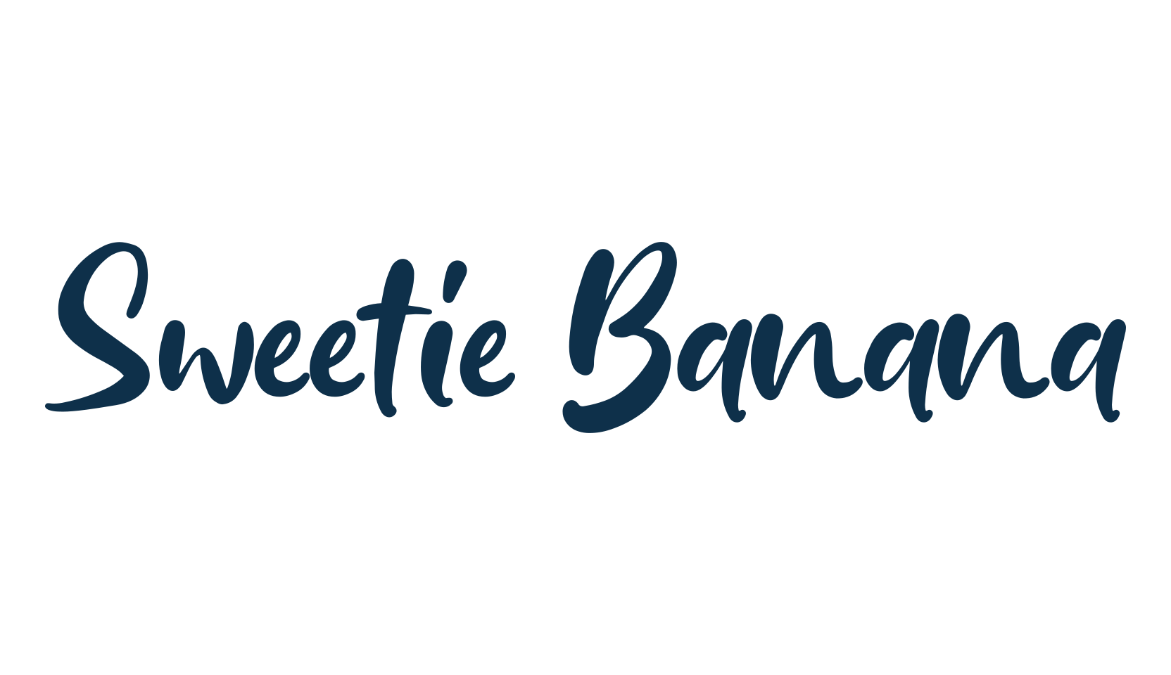 Sweetie Banana, various font preview