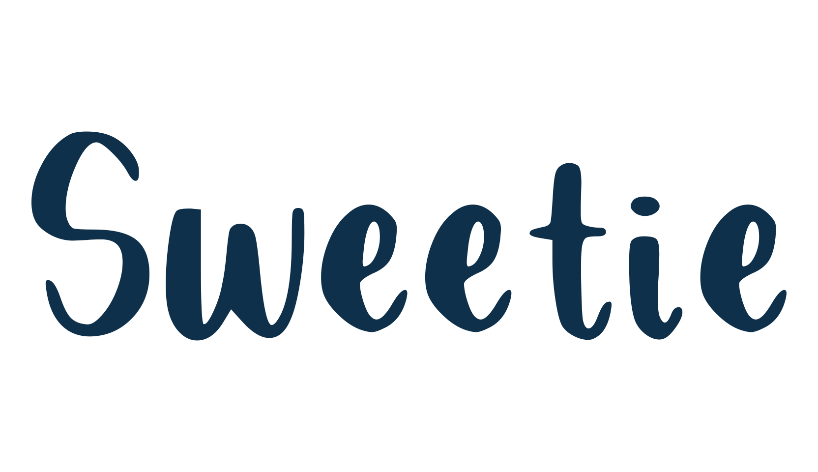 Sweetie (sweetie), various font preview