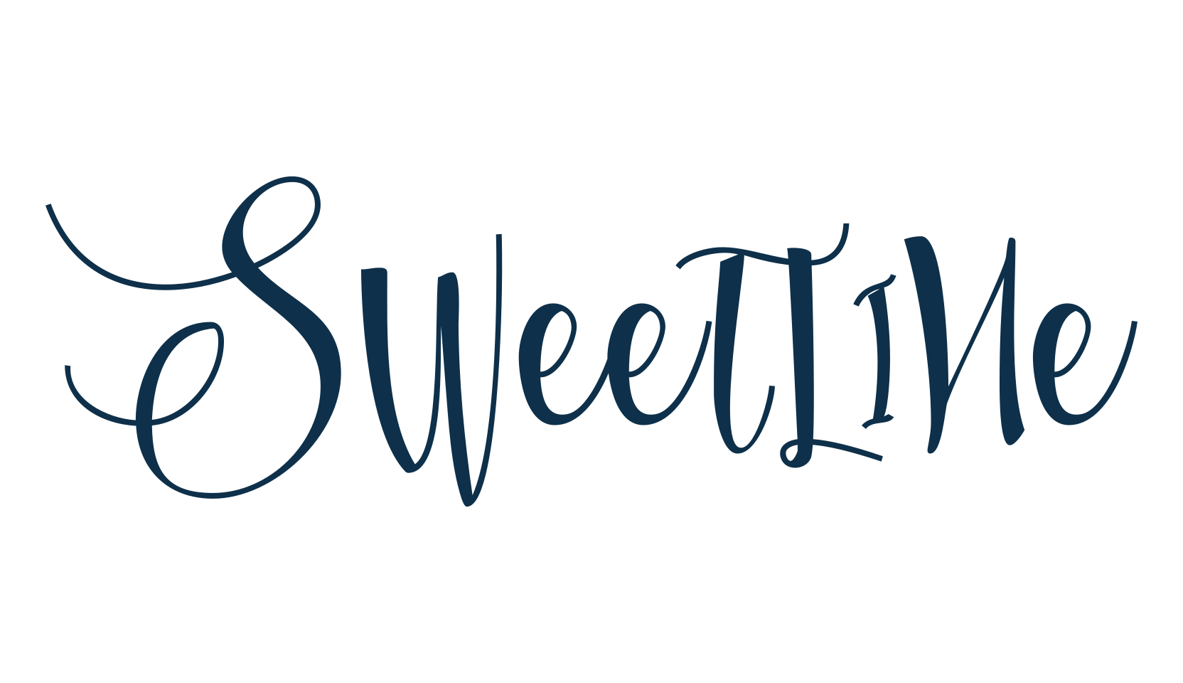 Sweetline, calligraphy font preview