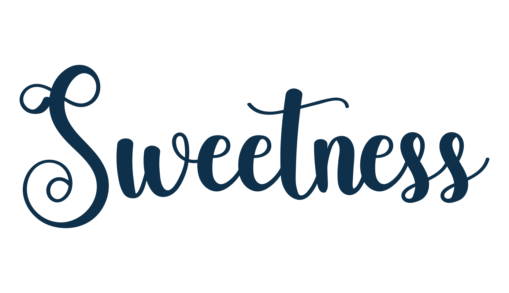 Sweetness (sweetness-6), script calligraphy fancy decorative font preview