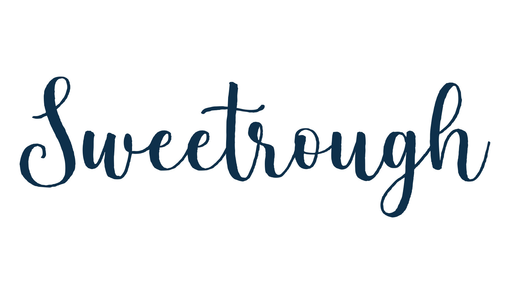 Sweetrough, script handwritten fancy decorative calligraphy font preview