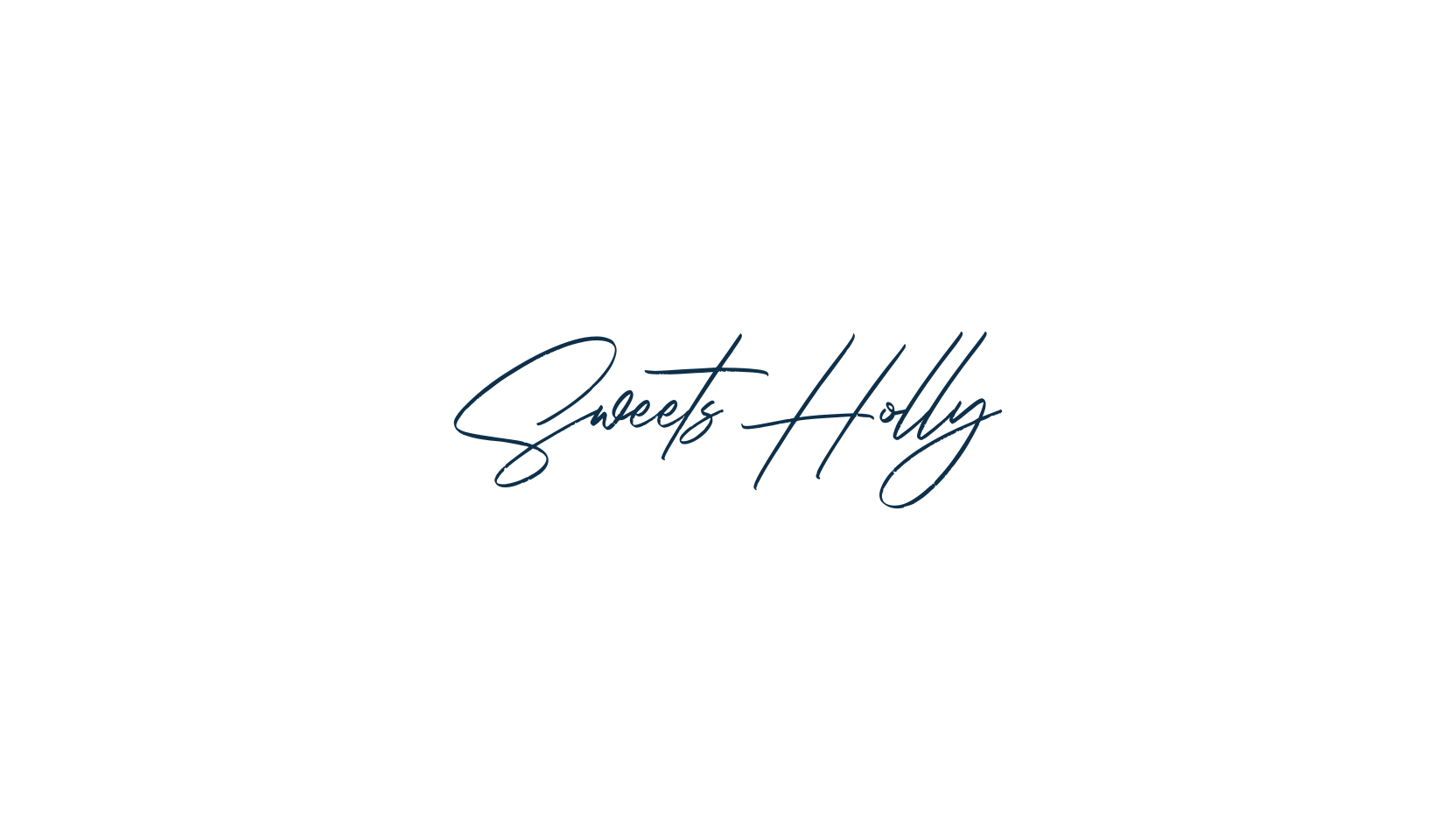Sweets Holly, handwriting font preview
