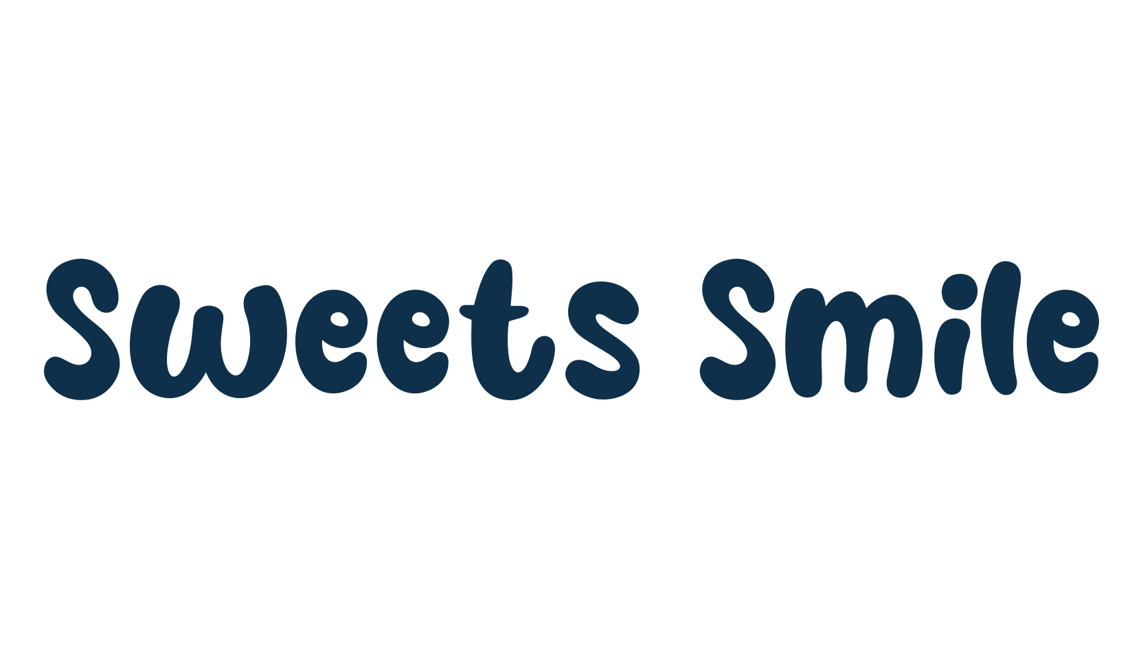 Sweets Smile, cartoon font preview