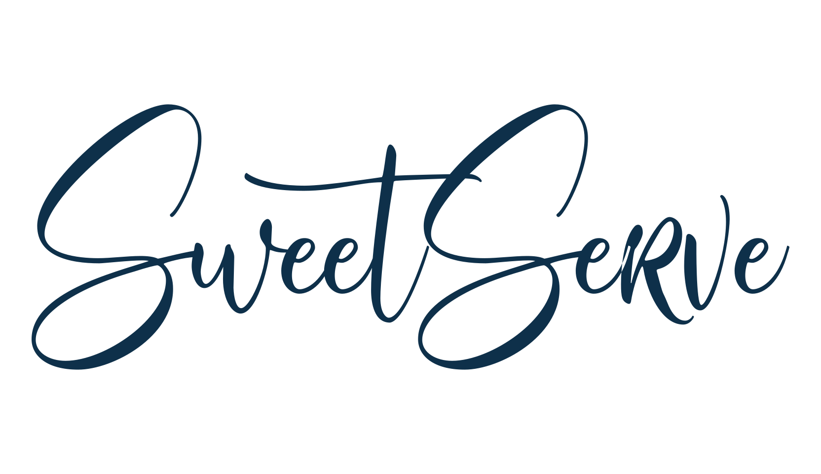 SweetServe, script calligraphy fancy decorative font preview