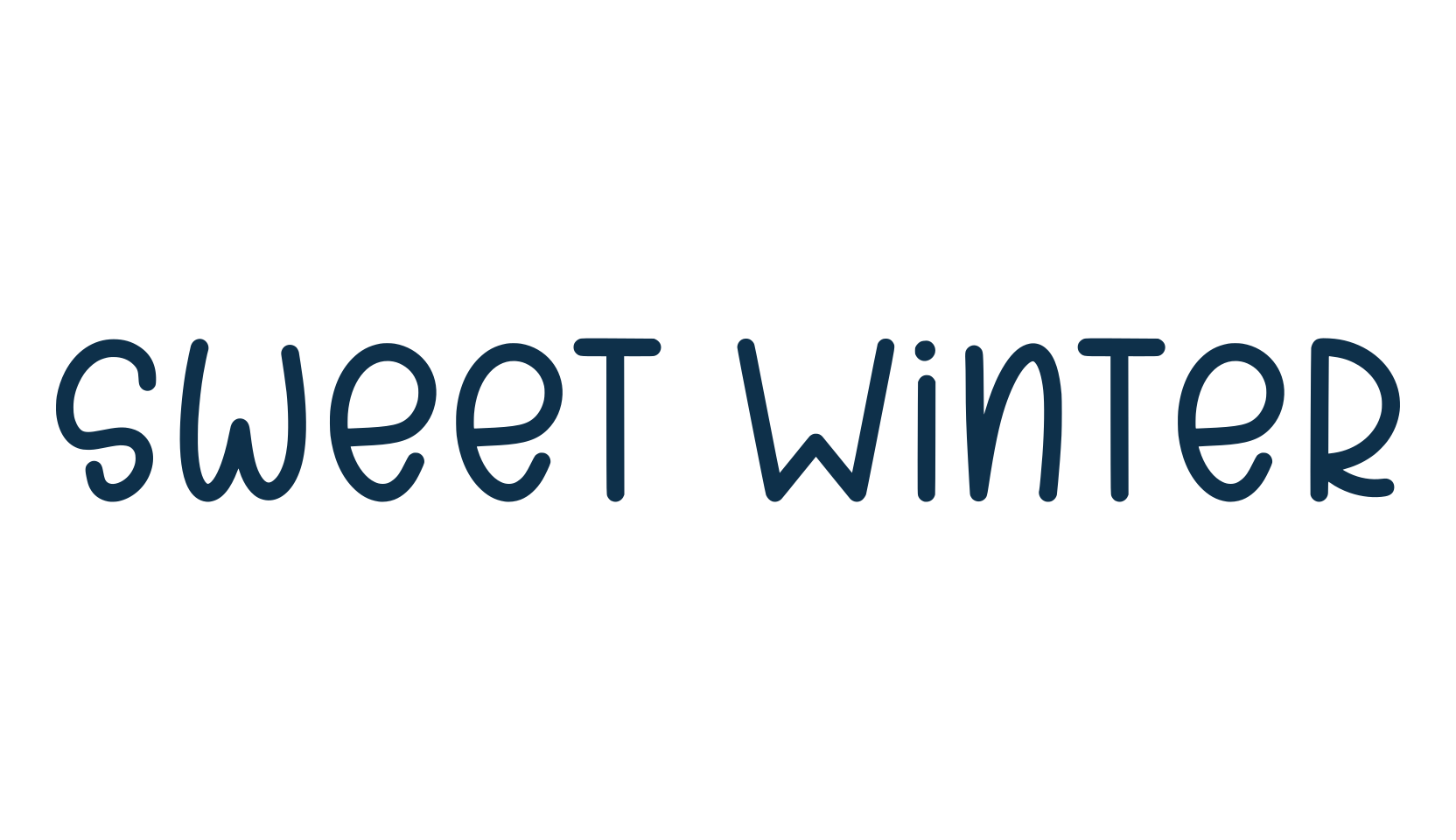 Sweet Winter (sweetwinter), display market font preview