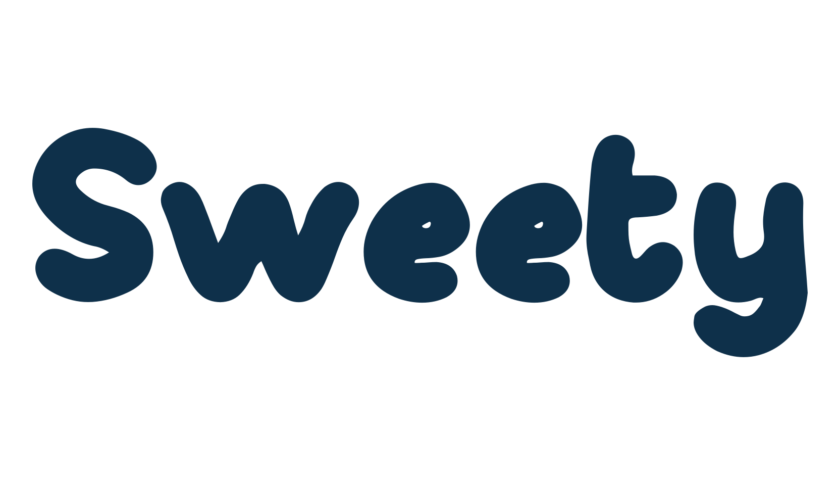 Sweety (sweety-4), fancy cartoon decorative font preview