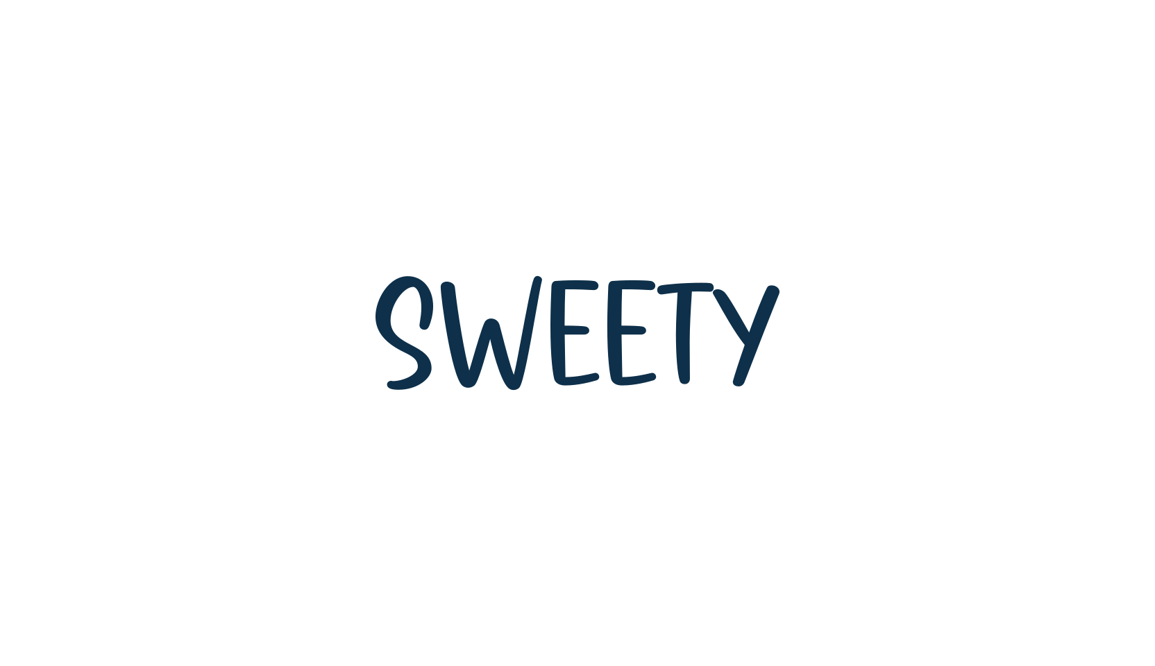 Sweety (sweety-5), handwriting font preview