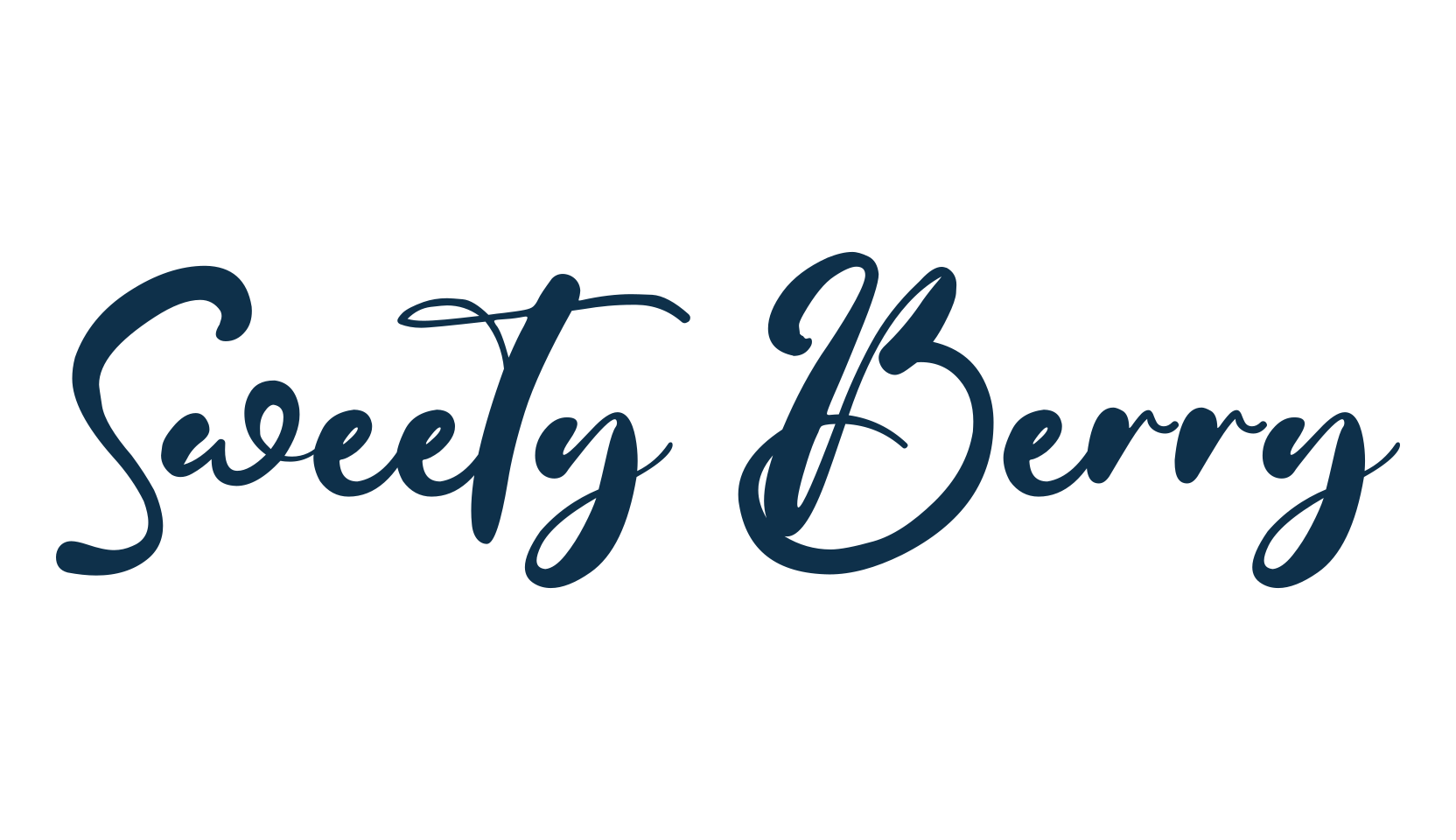 Sweety Berry, fancy various decorative script calligraphy font preview
