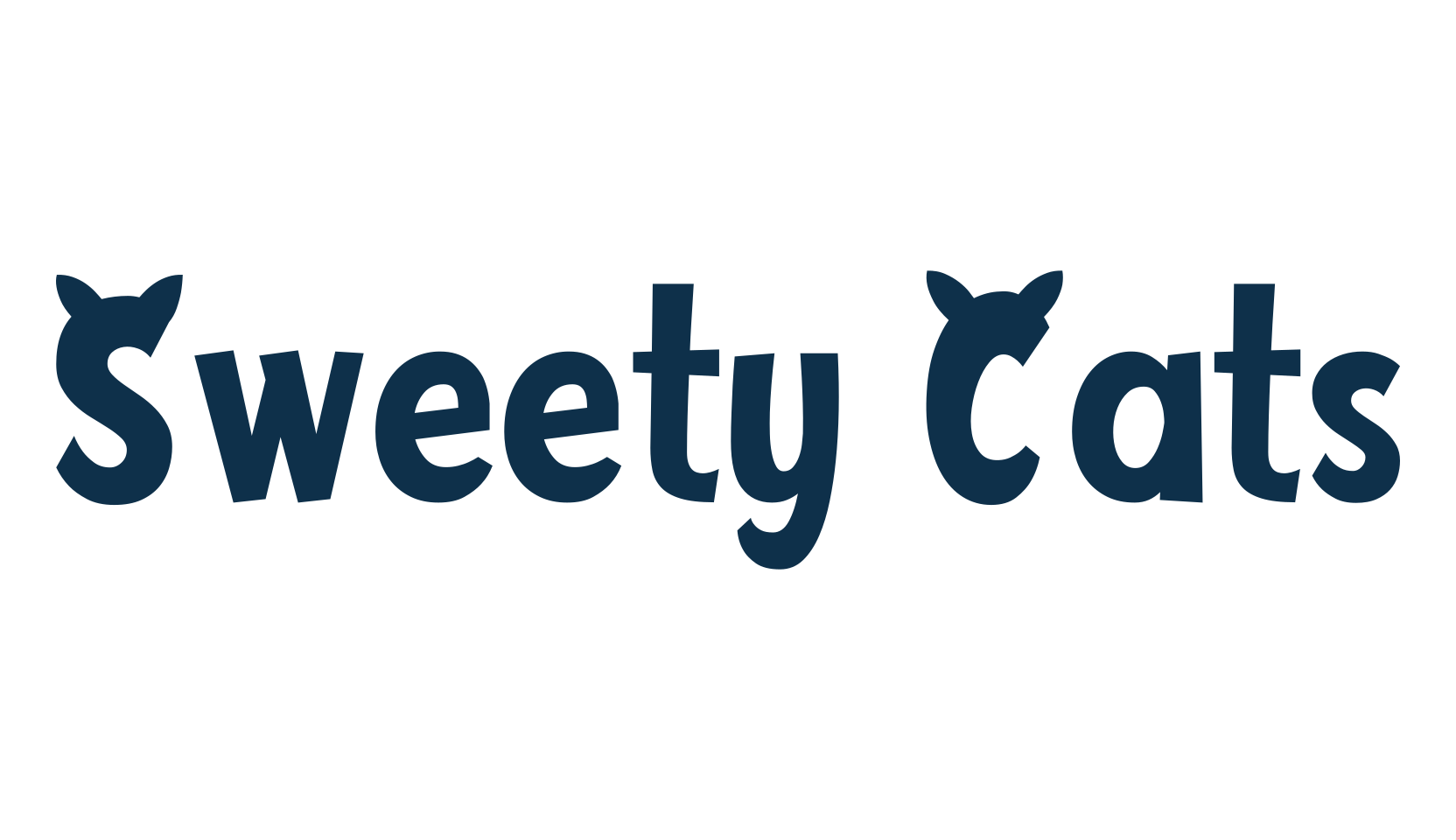 Sweety Cats, cartoon font preview