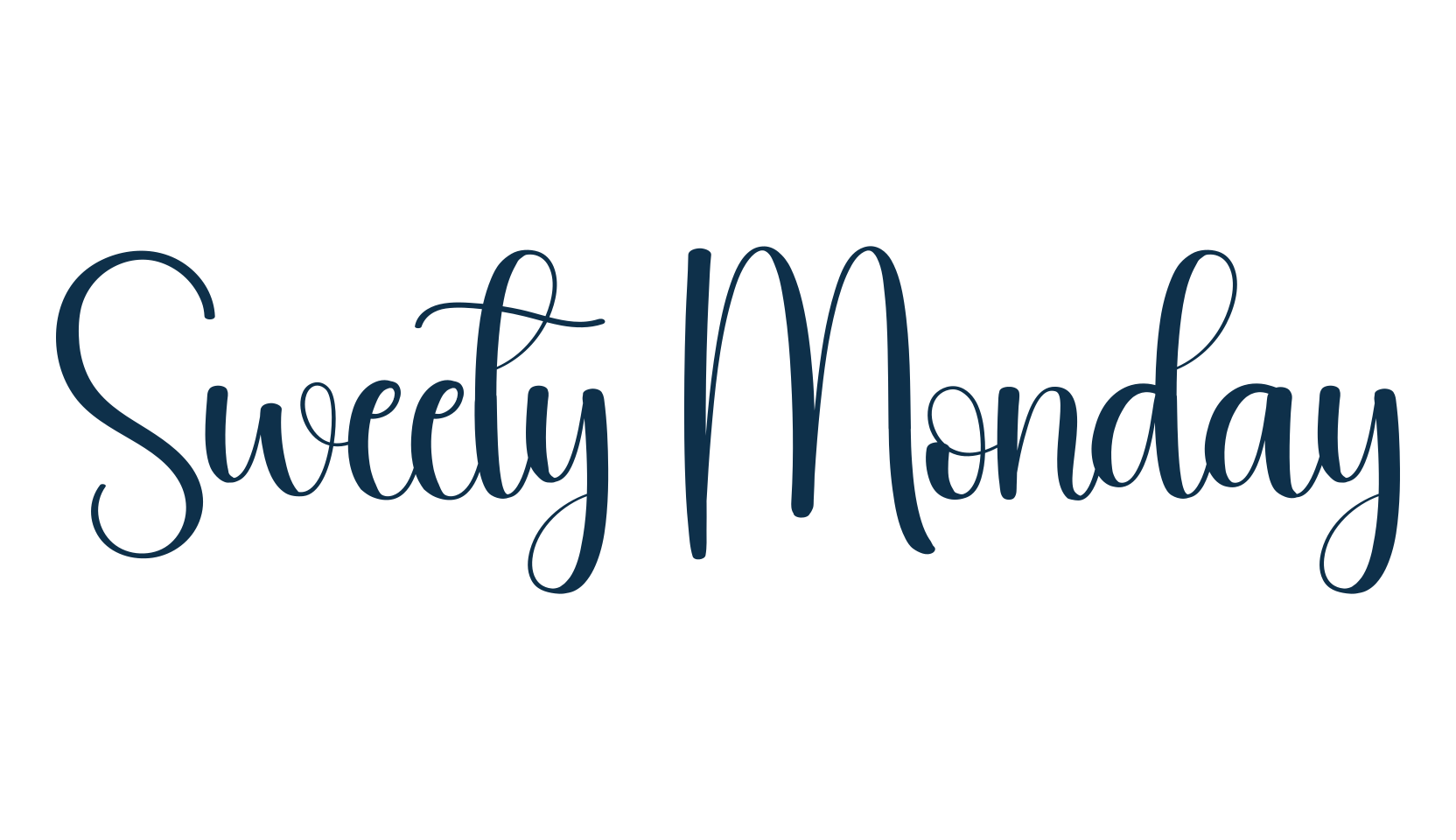 Sweety Monday, various font preview