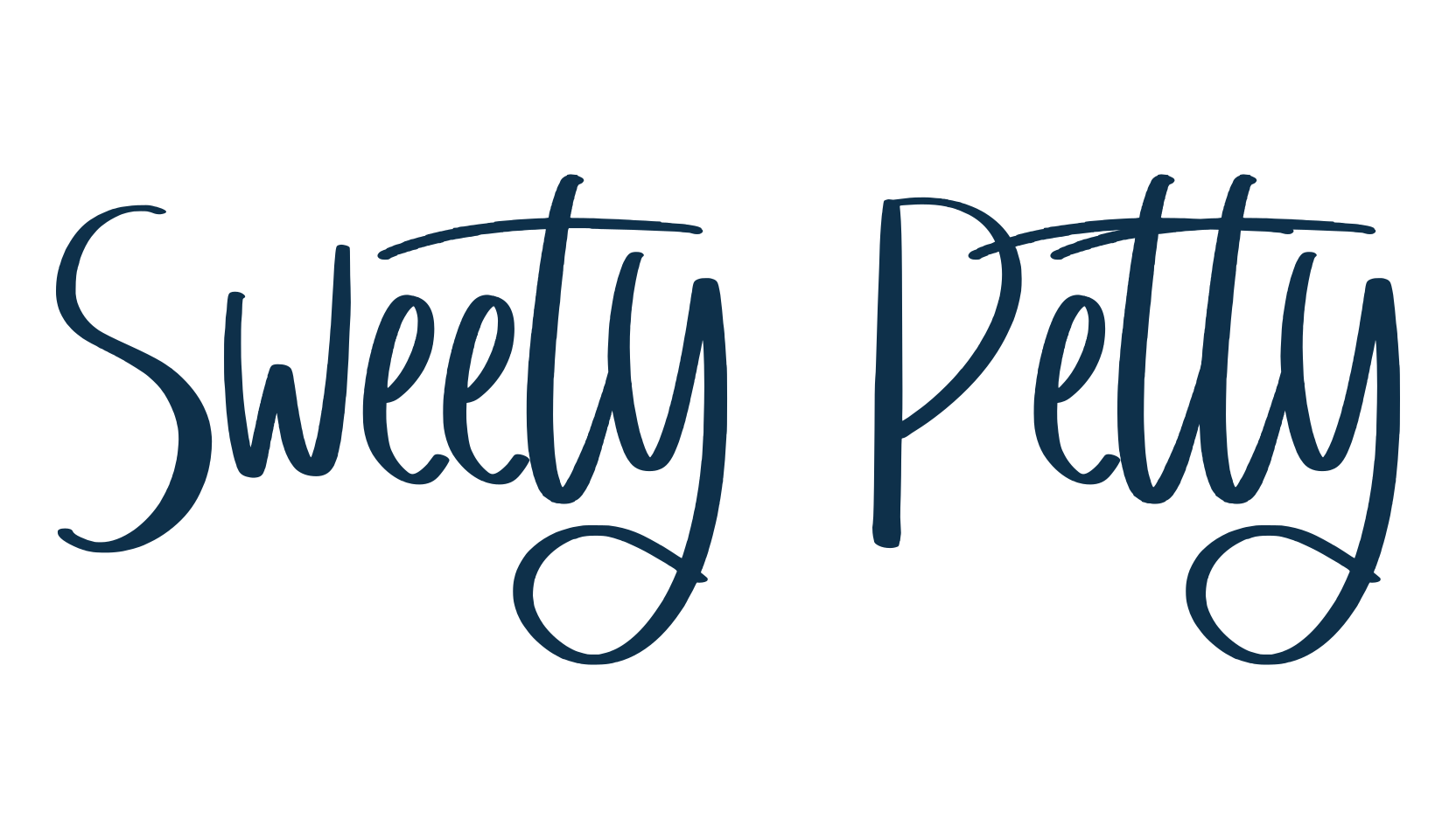 Sweety Petty, script handwritten fancy decorative calligraphy font preview