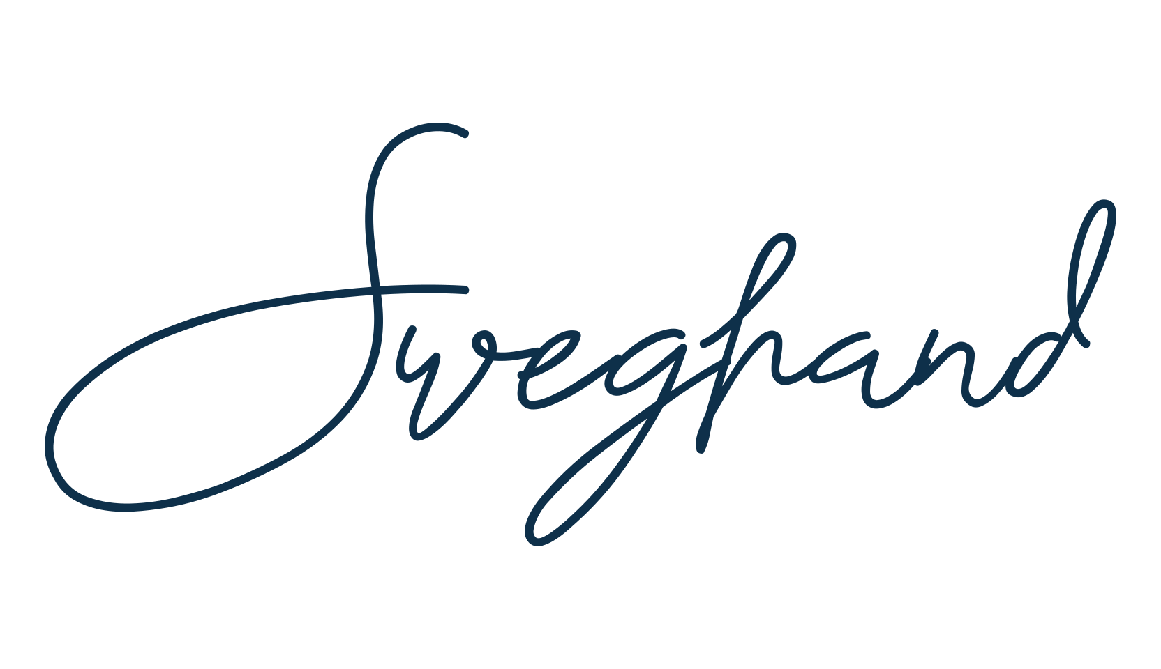 Sweghand, handwriting font preview