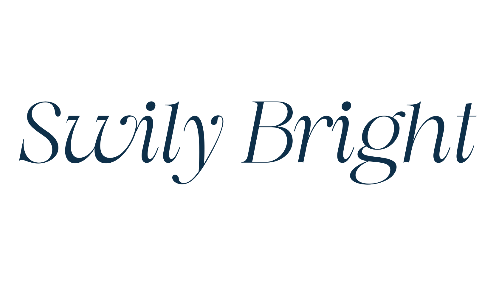 Swily Bright, serif font preview