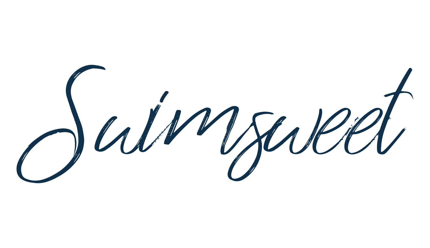 Swimsweet, handwriting font preview