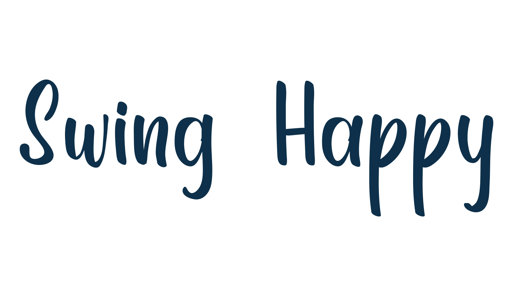 Swing Happy (swing-happy), fancy various decorative script calligraphy font preview