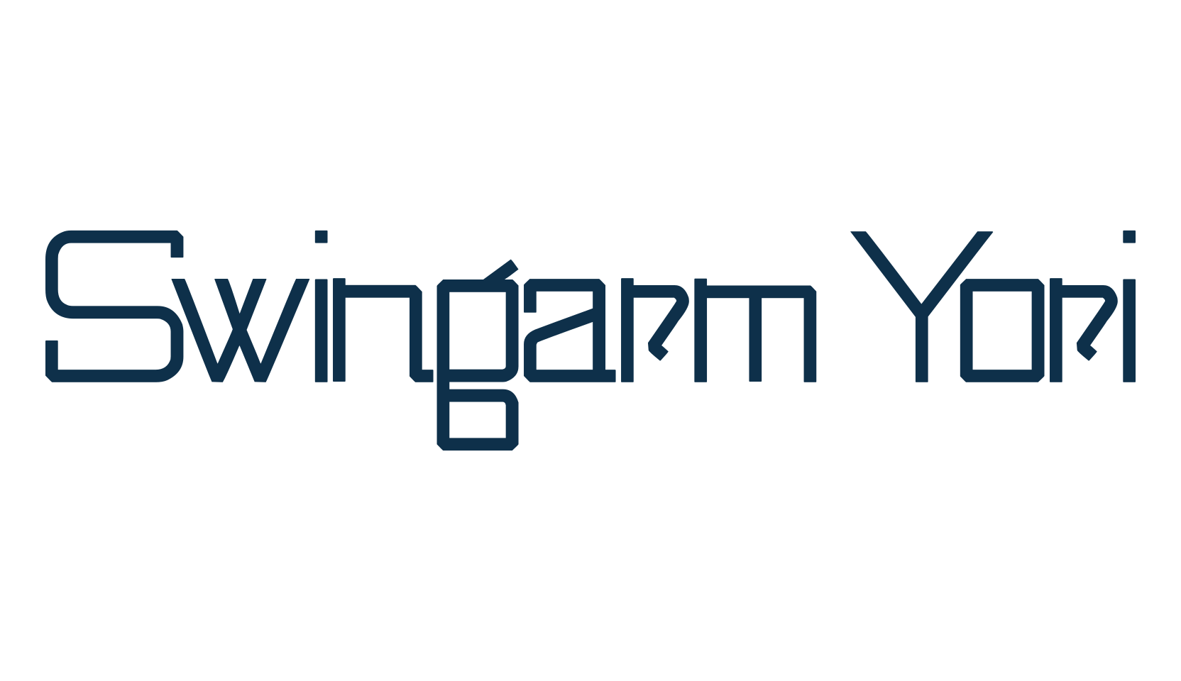 Swingarm Yori, various font preview