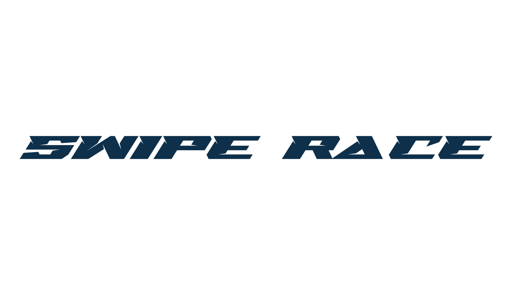 Swipe Race, techno sci-fi font preview