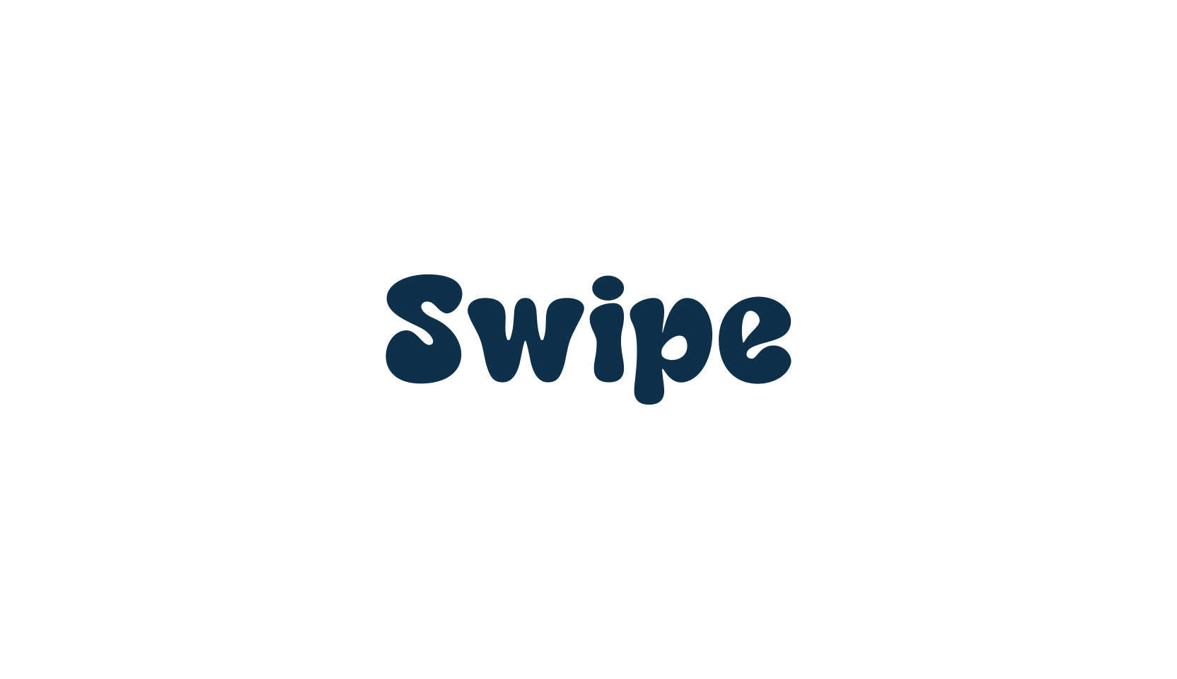 Swipe, fancy groovy decorative font preview