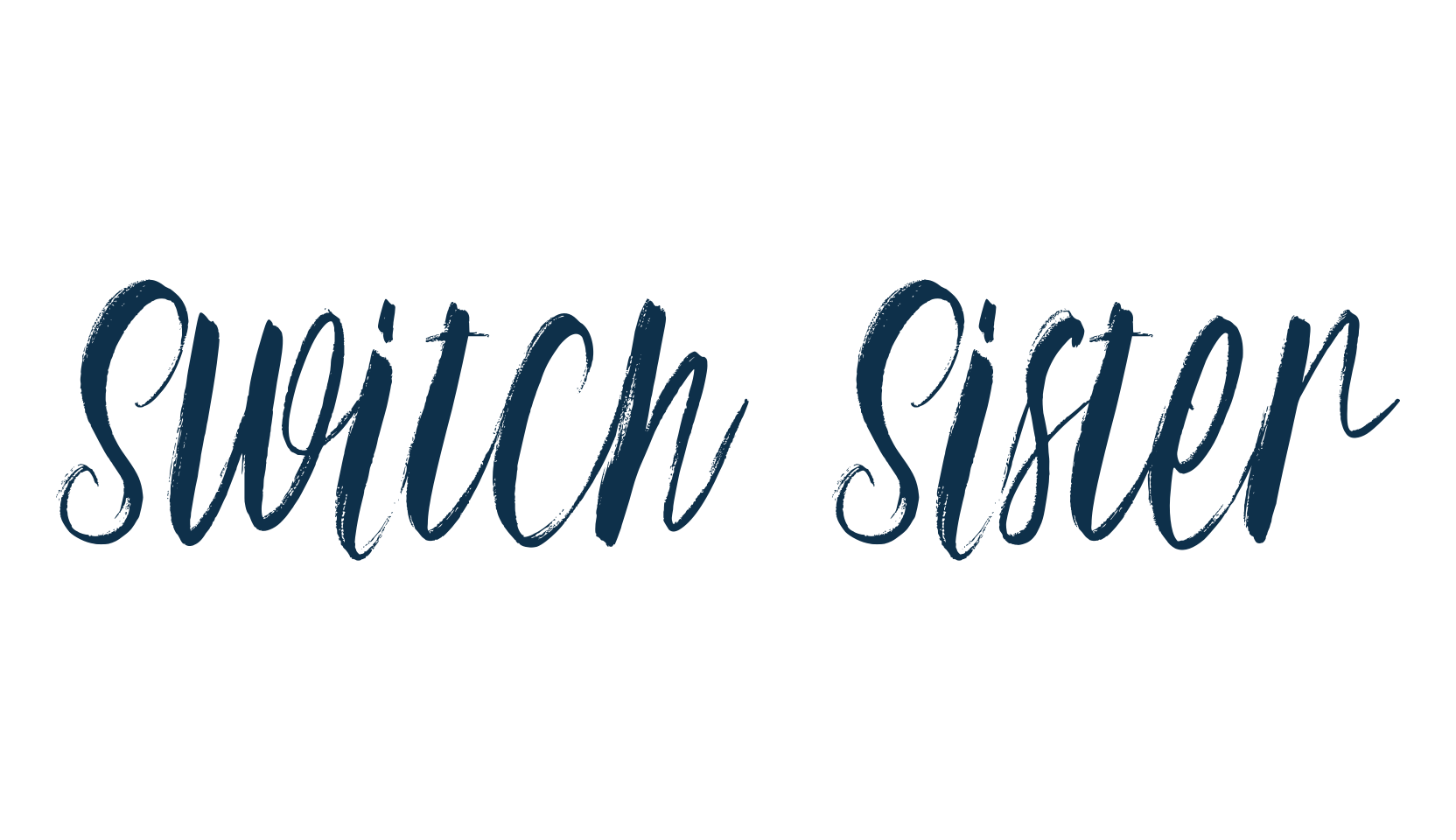 Switch Sister, script brush fancy decorative calligraphy font preview