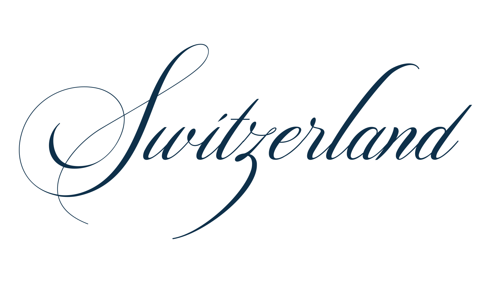 Switzerland (switzerland-2), calligraphy font preview