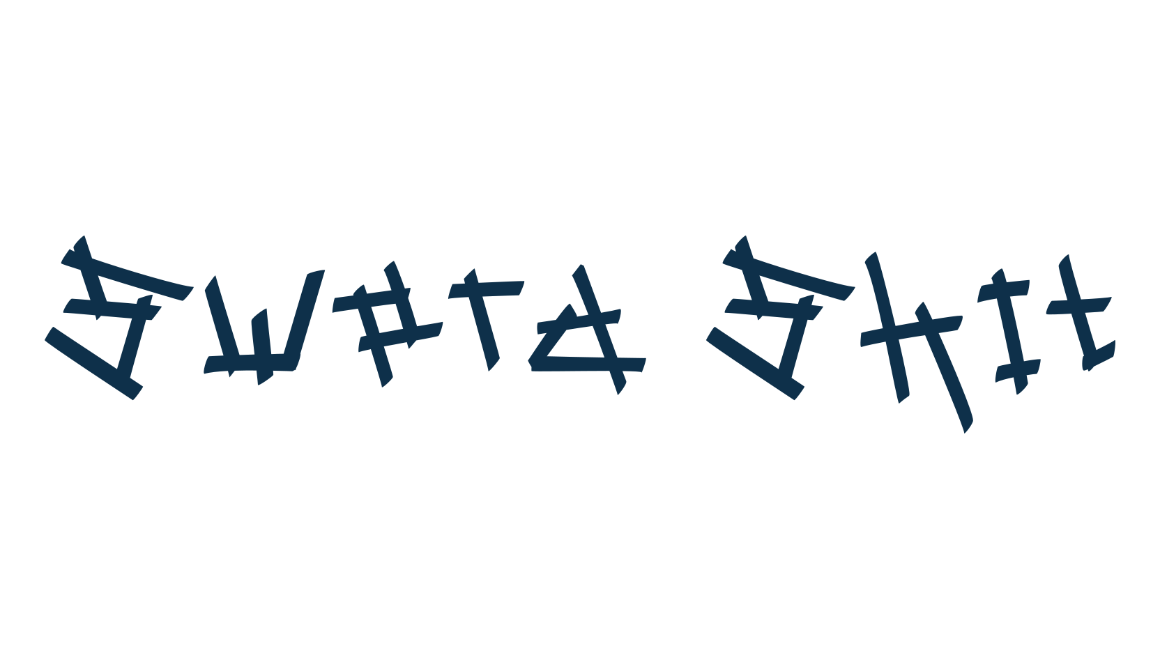Sword Shit, various font preview
