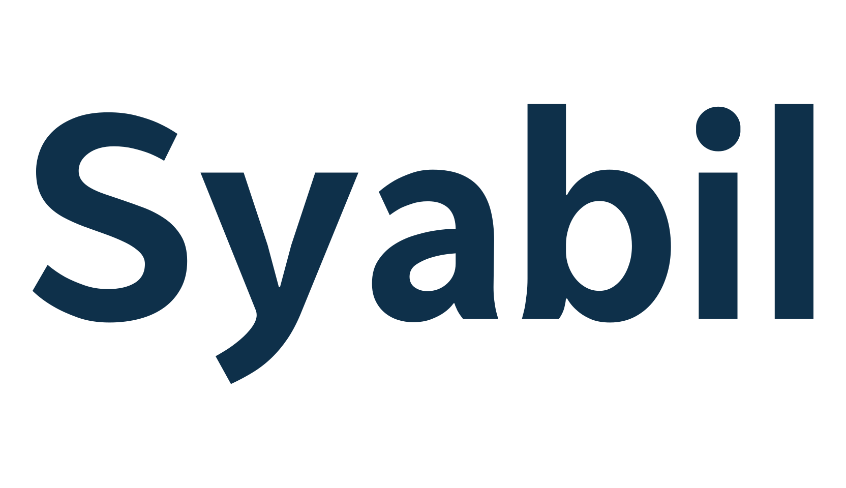 Syabil, sans serif font preview