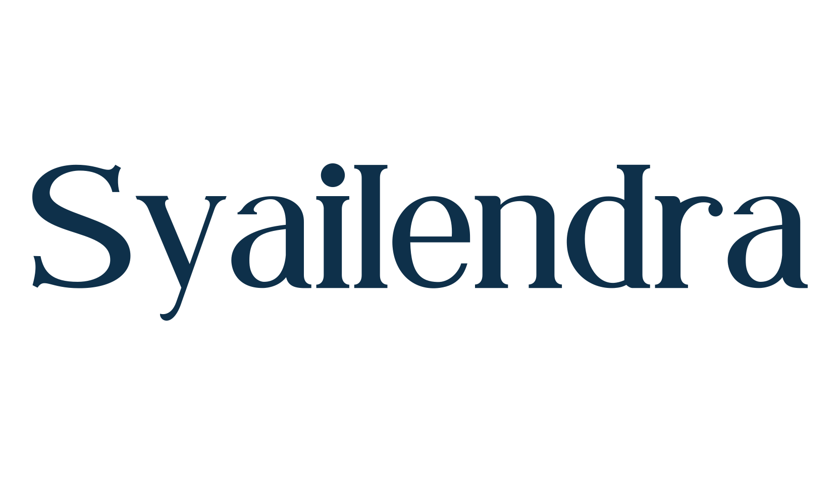 Syailendra, basic serif font preview