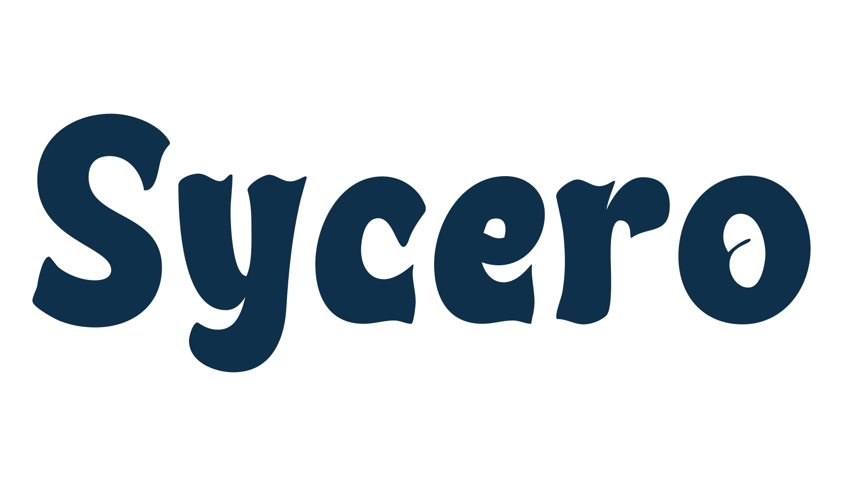 Sycero, fancy groovy decorative font preview