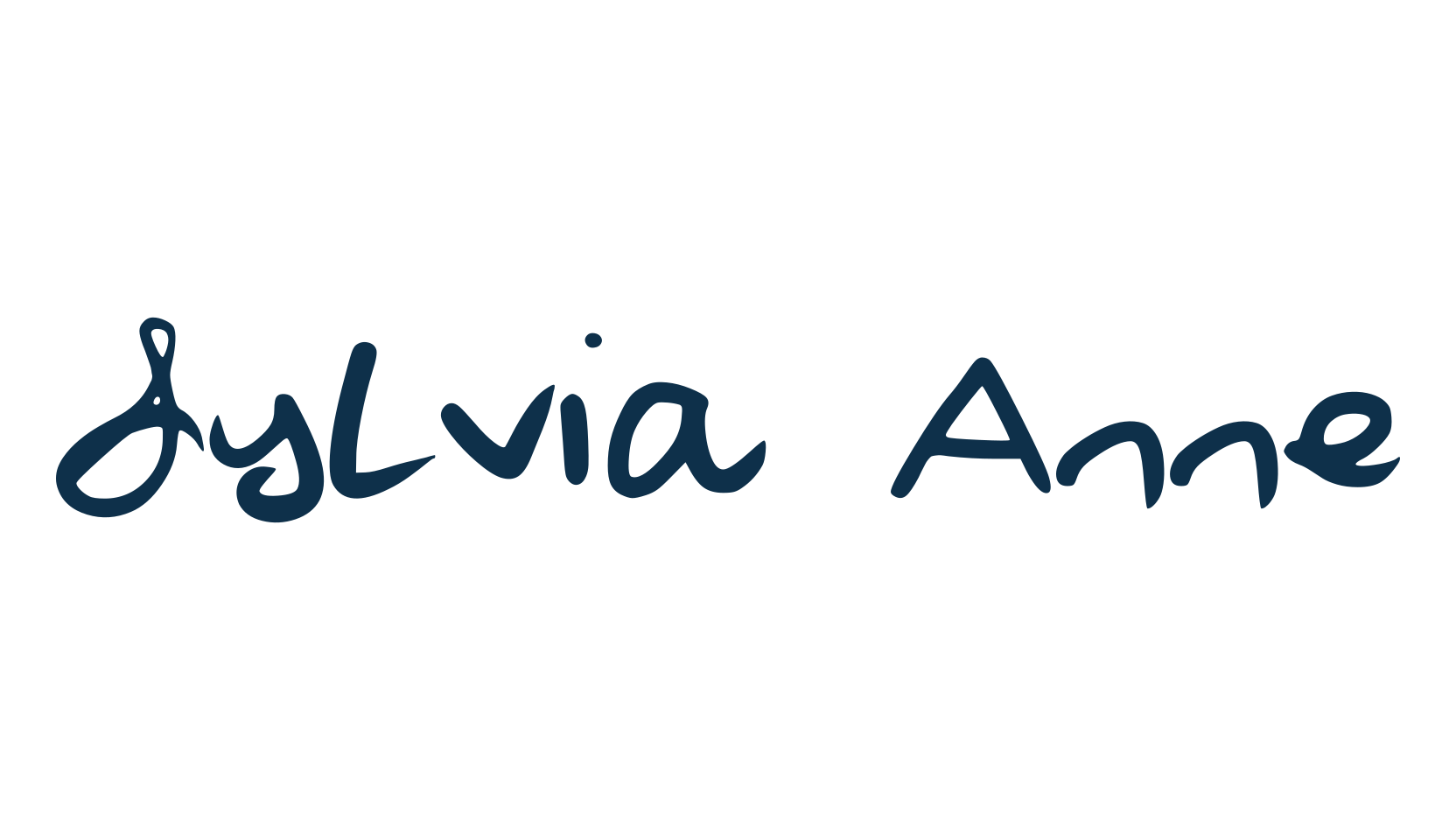 Sylvia Anne, script handwritten fancy decorative calligraphy font preview