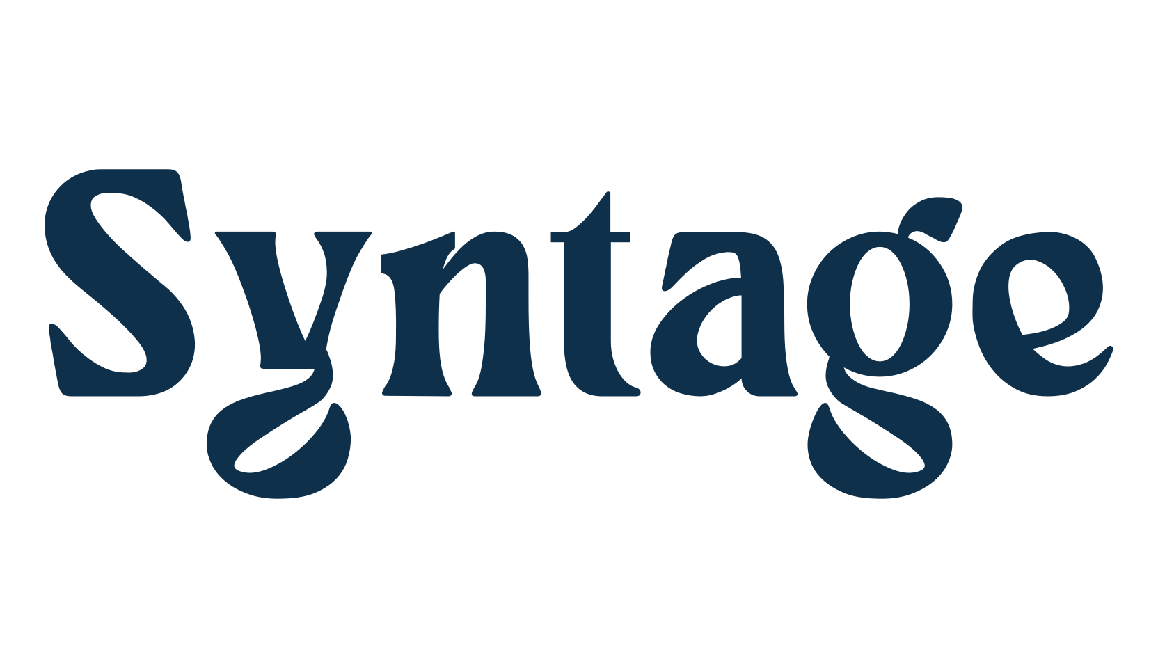 Syntage, fancy retro decorative font preview