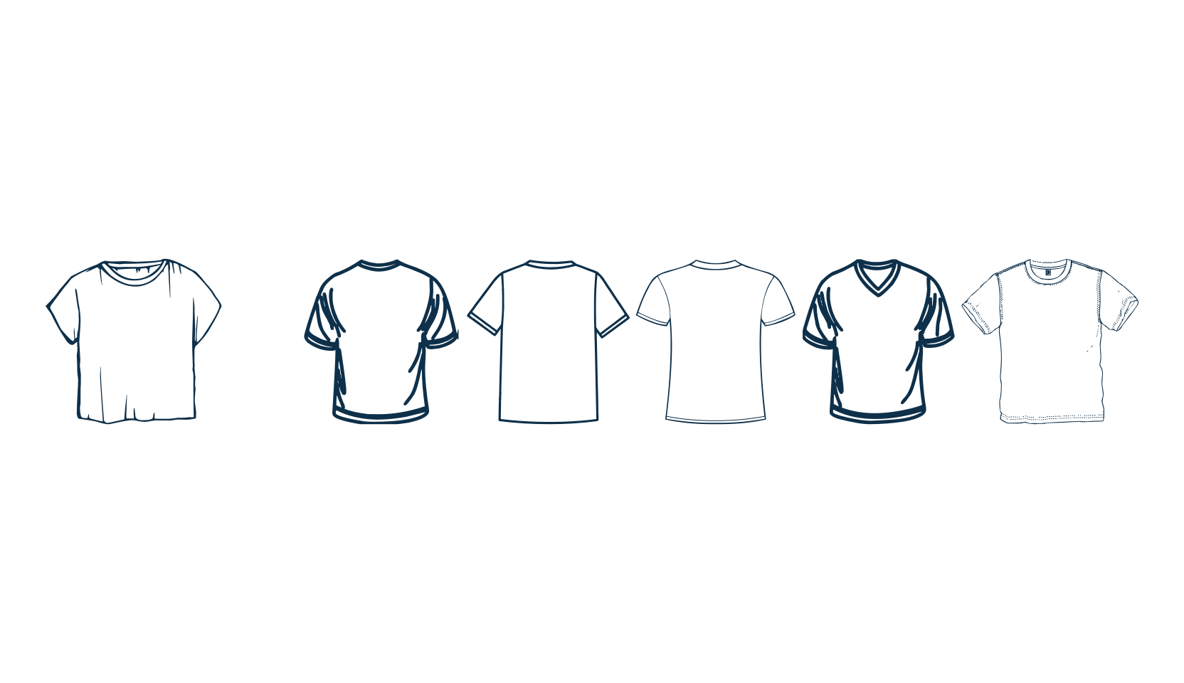 T-shirt, fancy decorative font preview