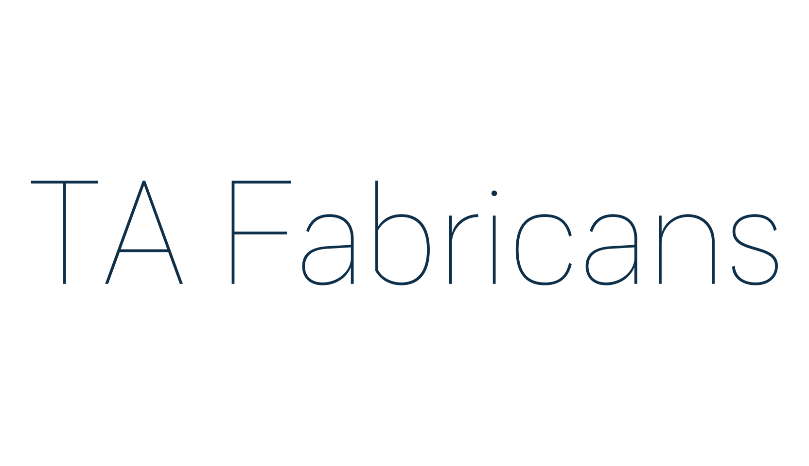 TA Fabricans, sans serif font preview