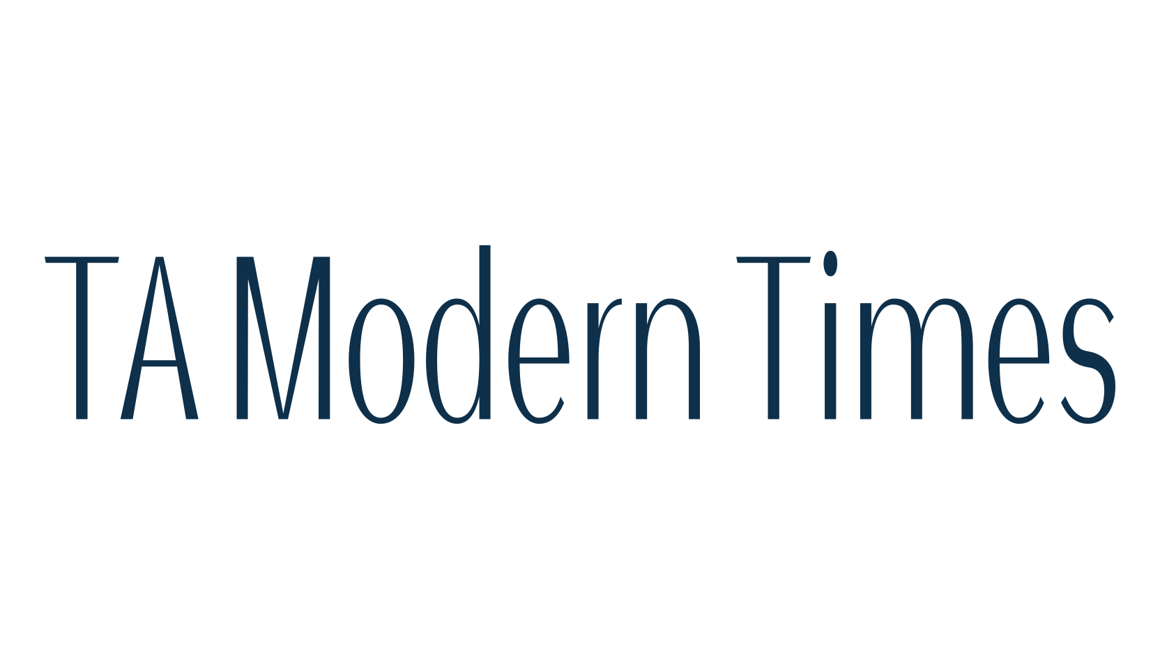 TA Modern Times, sans serif font preview
