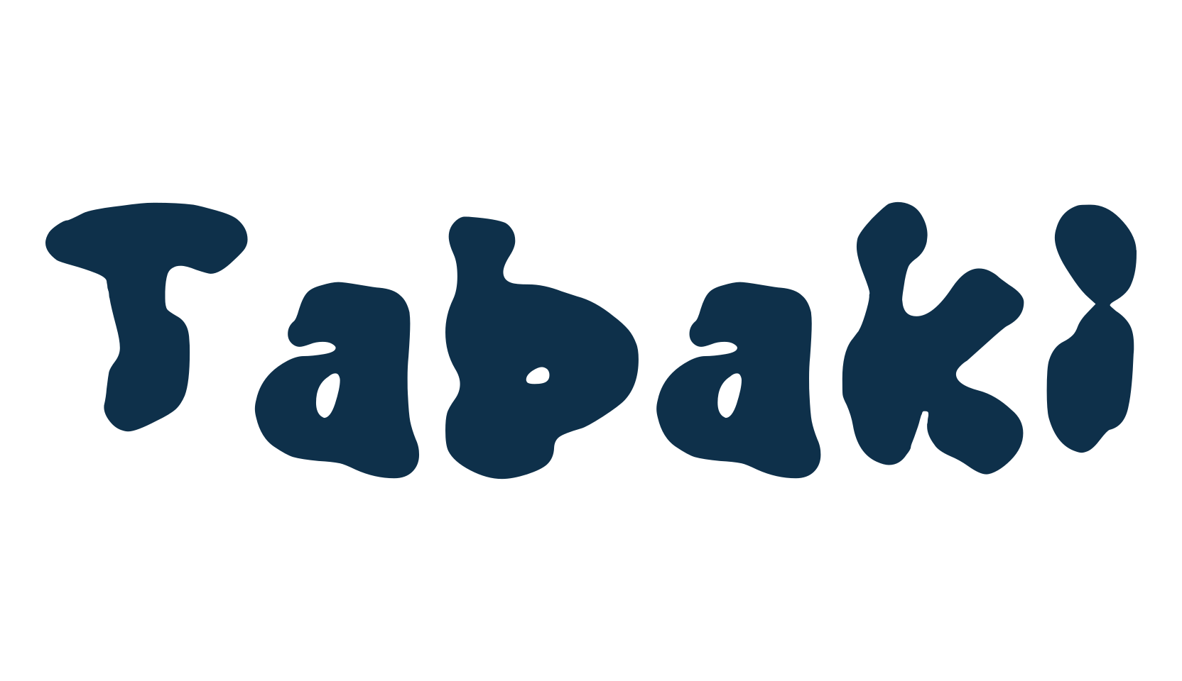 Tabaki, fancy cartoon decorative font preview