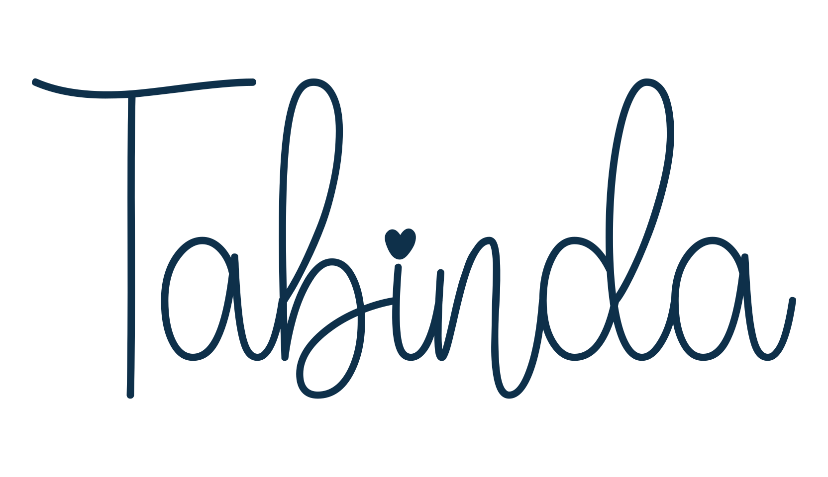 Tabinda, script handwritten fancy decorative calligraphy font preview