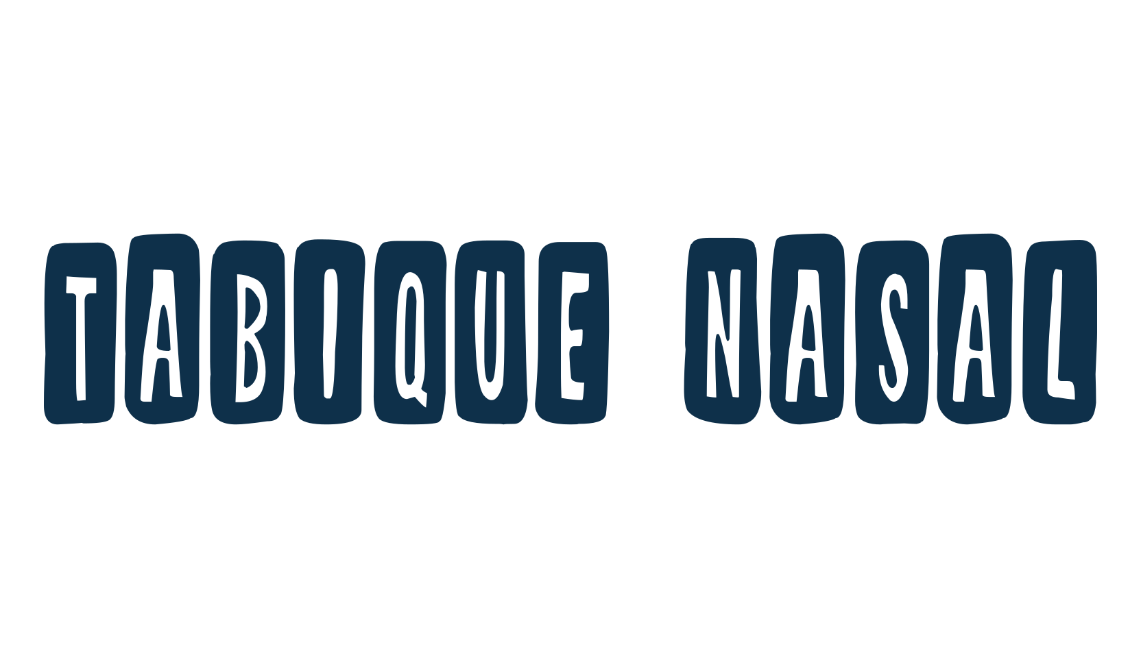 Tabique Nasal, fancy decorative font preview