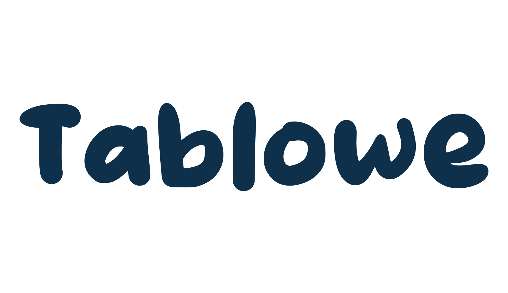 Tablowe, fancy cartoon decorative font preview