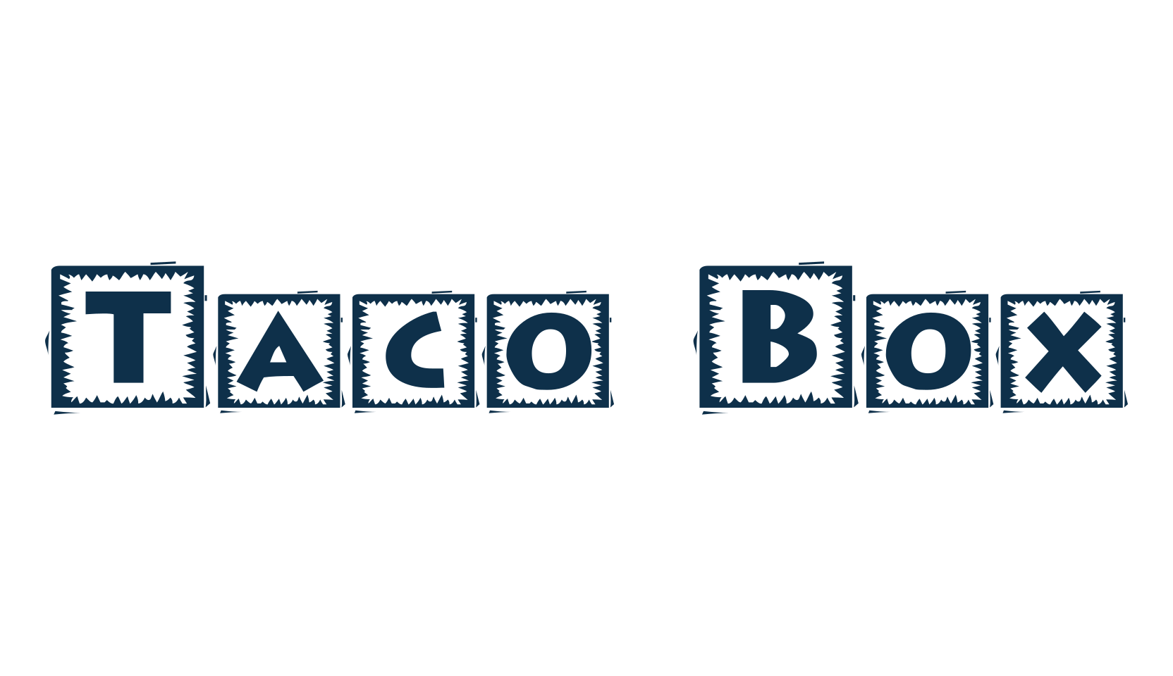 Taco Box, mexican font preview